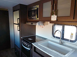 28-foot Recreation Vehicle Kitchen